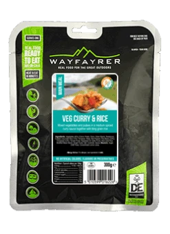 Wayfayrer Veg Curry & Rice (300g)