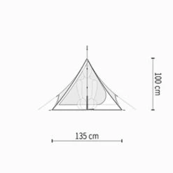 PreTents Coastwing Inner -Outdoor Research Store coastwing inner dimensions front
