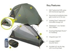 NEMO Dragonfly Bikepack OSMO 1 Person Bikepacking Tent -Outdoor Research Store s23 Dragonfly OSMO Bikepack 1P