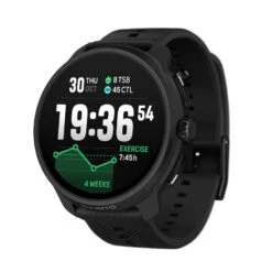 Suunto Race 2 GPS Running Watch -Outdoor Research Store suunto race 2 all black perspective quarter 1200x1200px