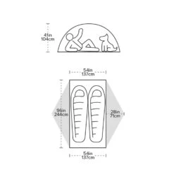 Big Agnes Copper Spur UL2 XL Backpacking Tent -Outdoor Research Store tent layout graphics copper spur xl2